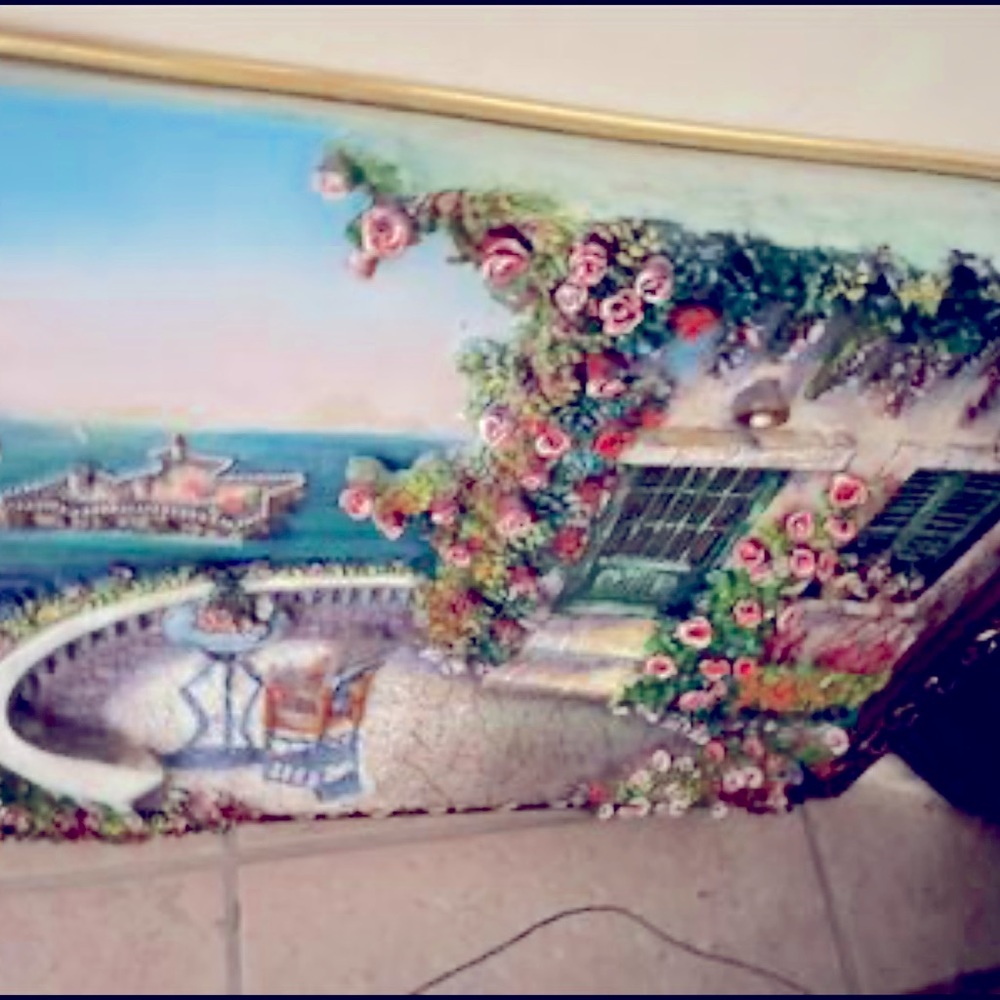 Very heavy Italian landscaping painting 2 for 600.00 OBO shipment 60.00